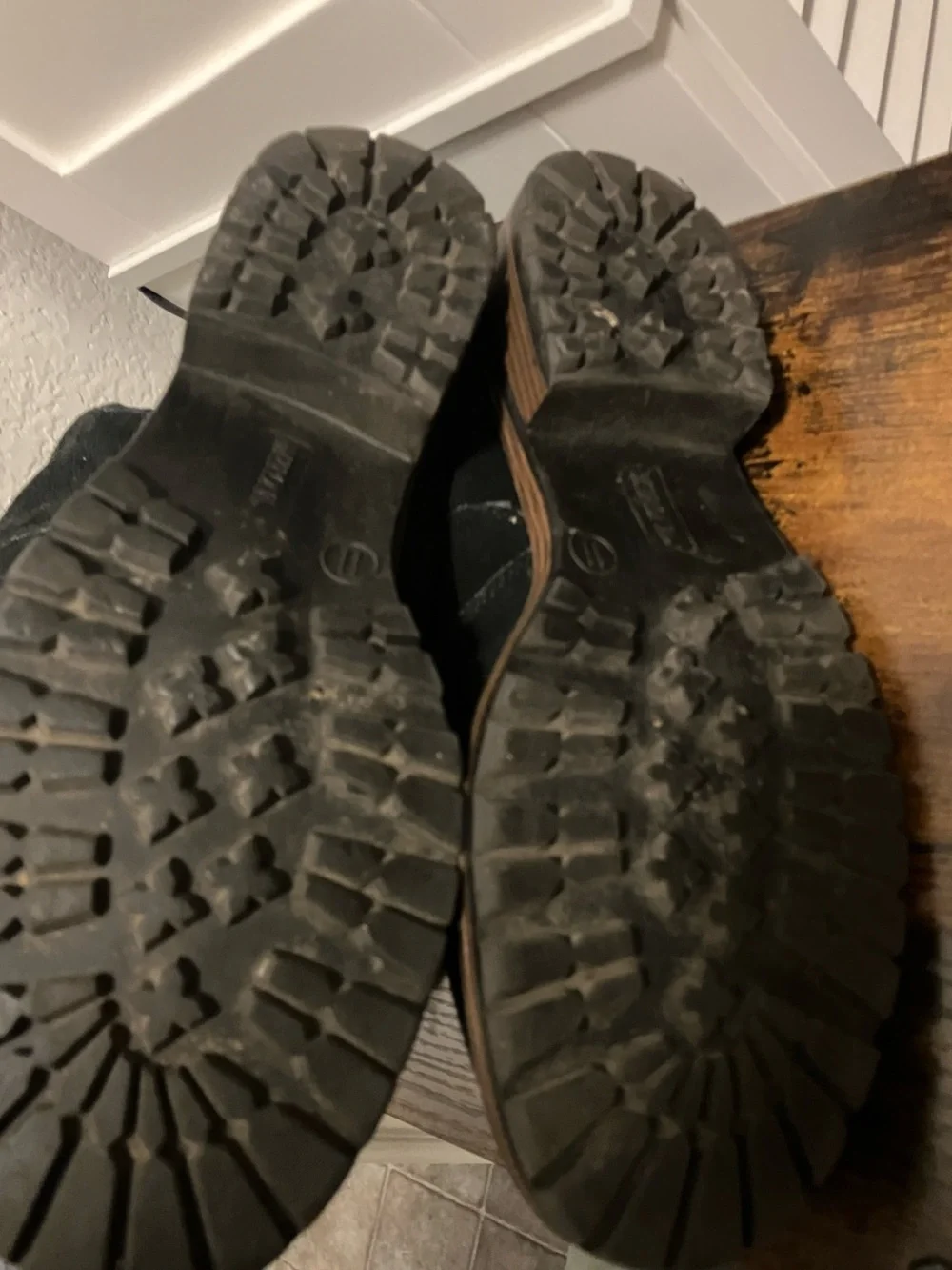 Target  Black Suede Tall Buckle Boots